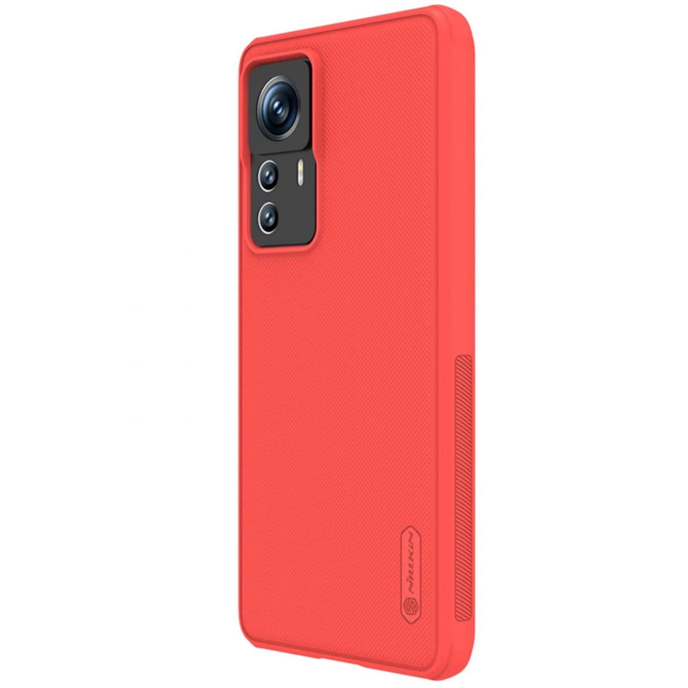Xiaomi 12 12T Pro ümbris punane NILLKIN SUPER FROSTED SHIELD PRO