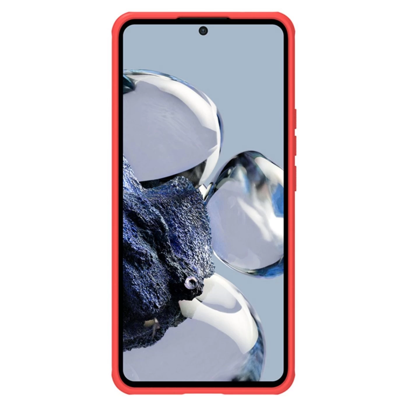 Xiaomi 12 12T Pro ümbris punane NILLKIN SUPER FROSTED SHIELD PRO