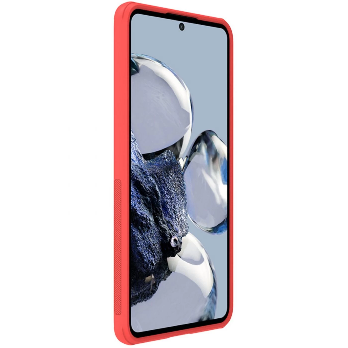 Xiaomi 12 12T Pro ümbris punane NILLKIN SUPER FROSTED SHIELD PRO