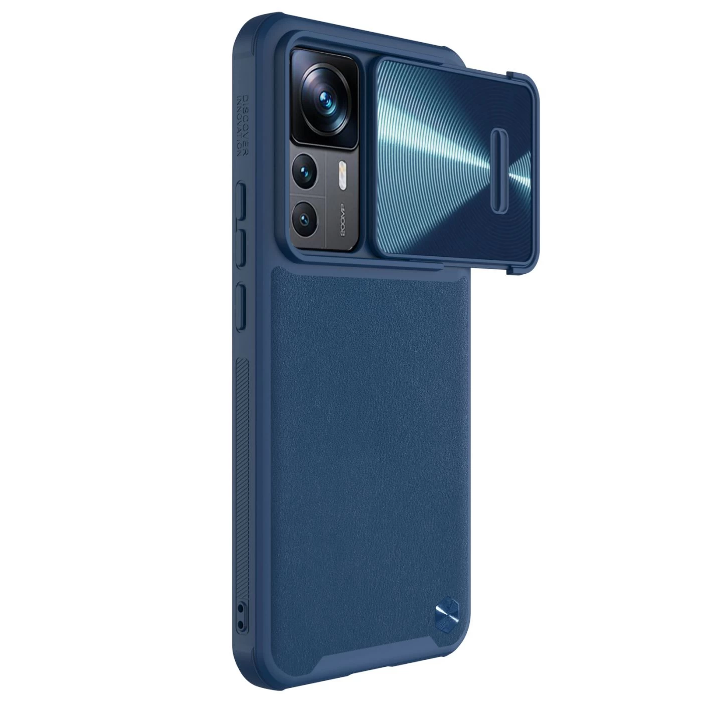 Xiaomi 12 12T Pro ümbris sinine NILLKIN CAMSHIELD S LEATHER