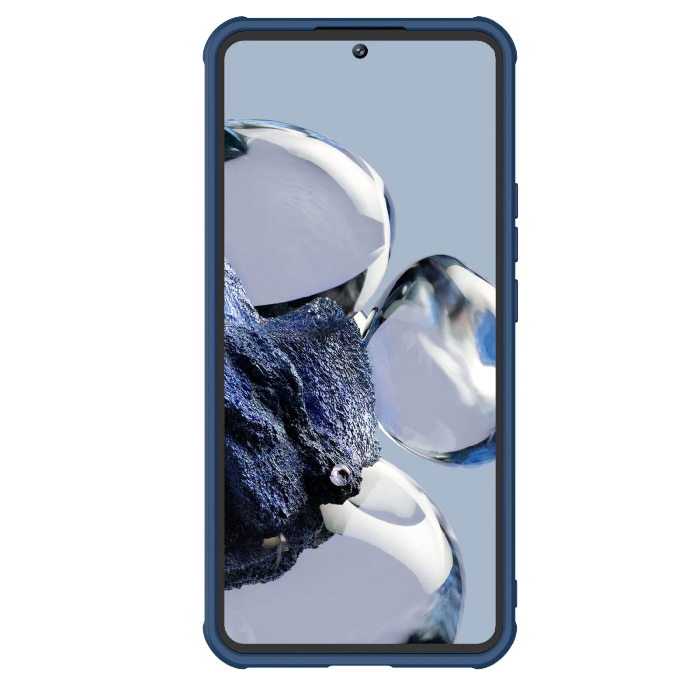 Xiaomi 12 12T Pro ümbris sinine NILLKIN CAMSHIELD S LEATHER