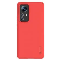Xiaomi 12 12T Pro case red NILLKIN SUPER FROSTED SHIELD PRO
