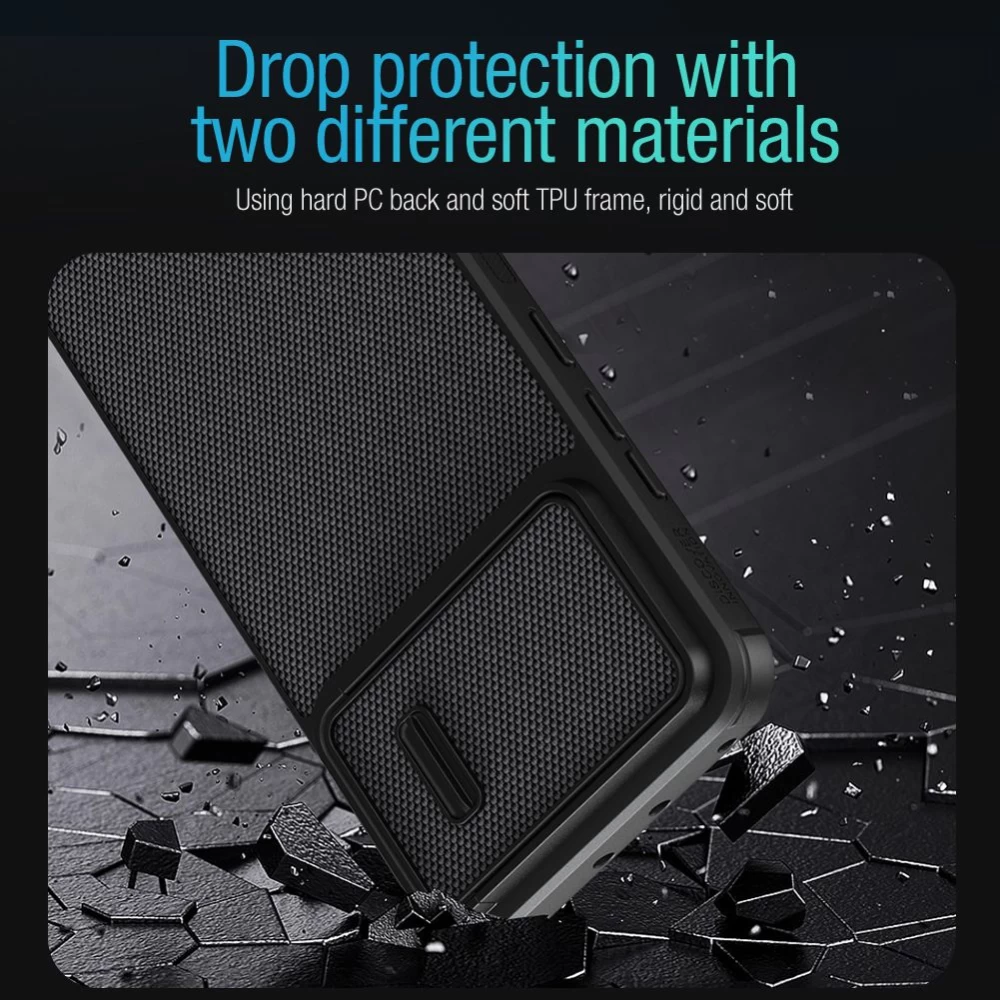 Xiaomi 13 dėklas Juoda NILLKIN TEXTURED