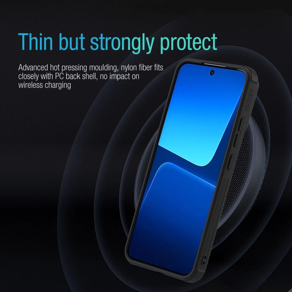 Xiaomi 13 dėklas Juoda NILLKIN TEXTURED