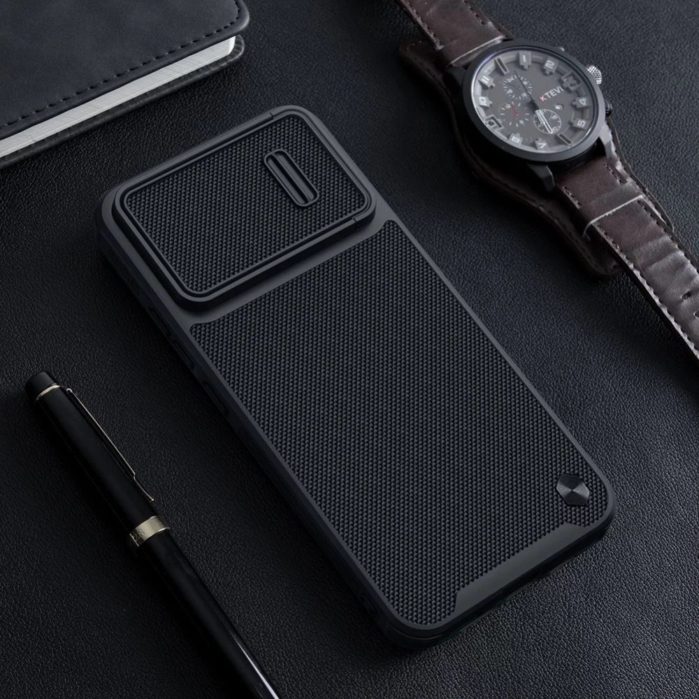 Xiaomi 13 dėklas Juoda NILLKIN TEXTURED