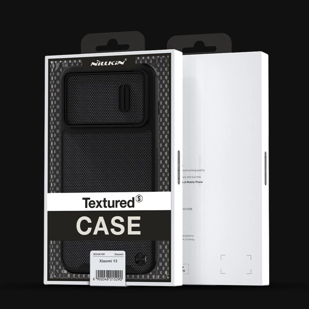Xiaomi 13 dėklas Juoda NILLKIN TEXTURED