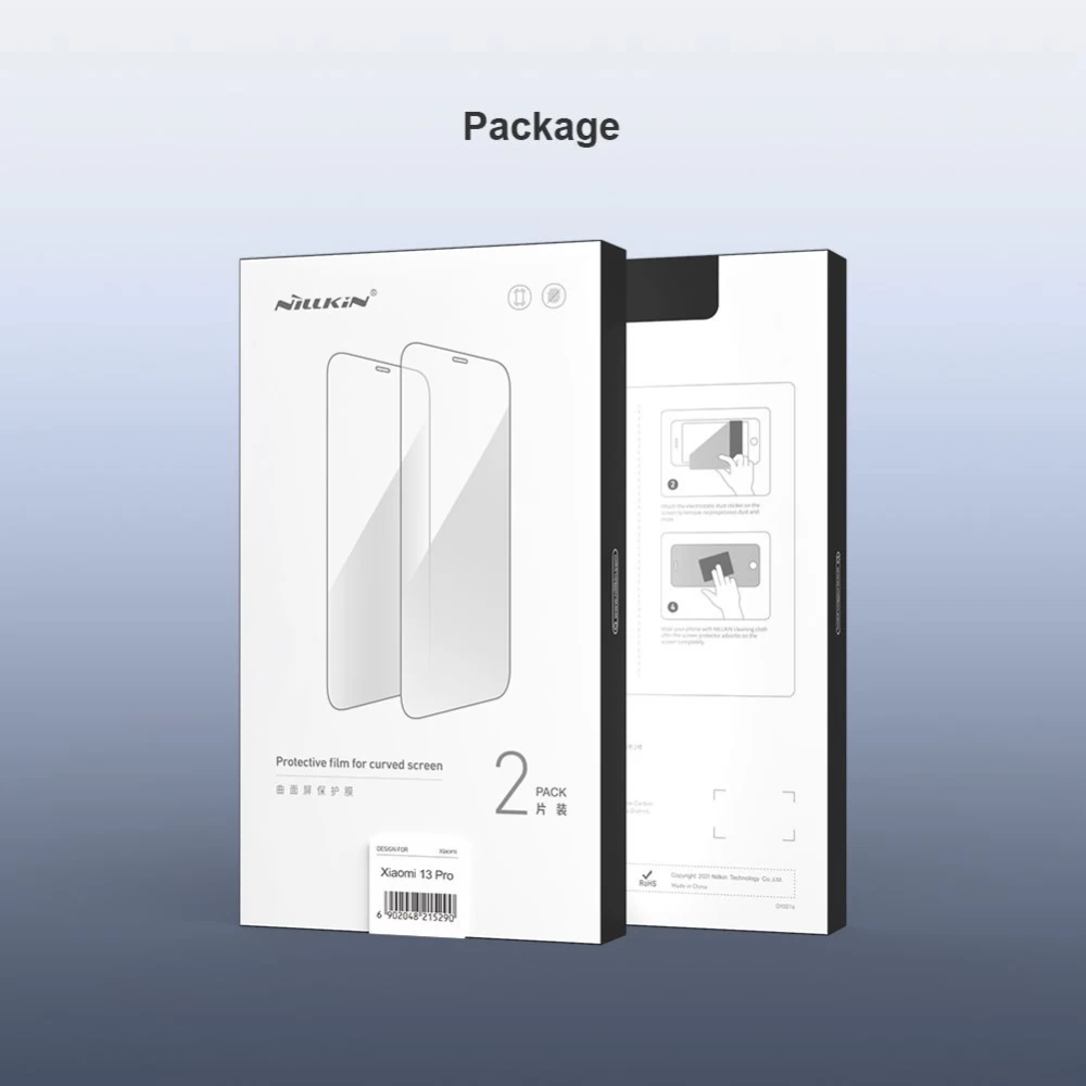 Xiaomi 13 Pro skärmskydd  NILLKIN IMPACT RESISTANT CURVED FILM (2-pack)