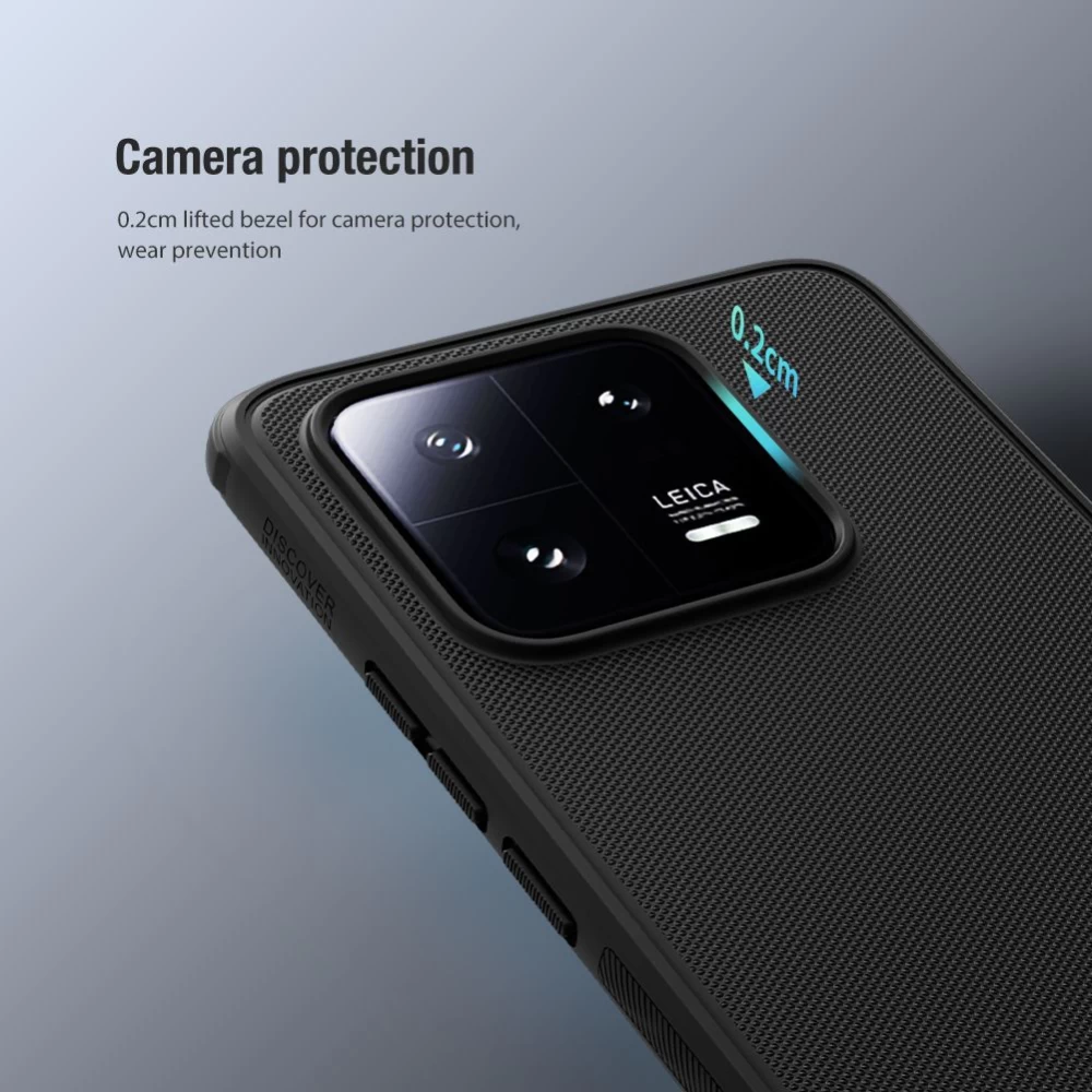 Xiaomi 13 Pro dėklas mėlyna NILLKIN SUPER FROSTED SHIELD PRO