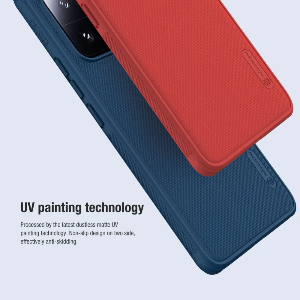 Xiaomi 13 Pro dėklas mėlyna NILLKIN SUPER FROSTED SHIELD PRO