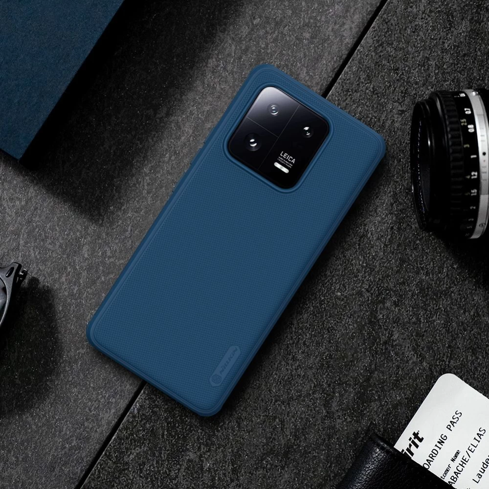 Xiaomi 13 Pro dėklas mėlyna NILLKIN SUPER FROSTED SHIELD PRO