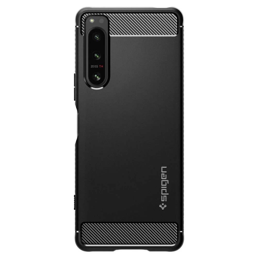 Sony Xperia 5 IV ümbris must SPIGEN RUGGED ARMOR