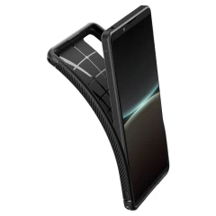 Sony Xperia 5 IV suojakuori musta SPIGEN RUGGED ARMOR