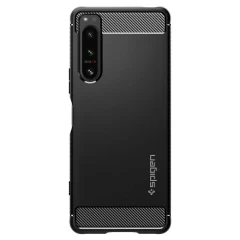 Sony Xperia 5 IV suojakuori musta SPIGEN RUGGED ARMOR
