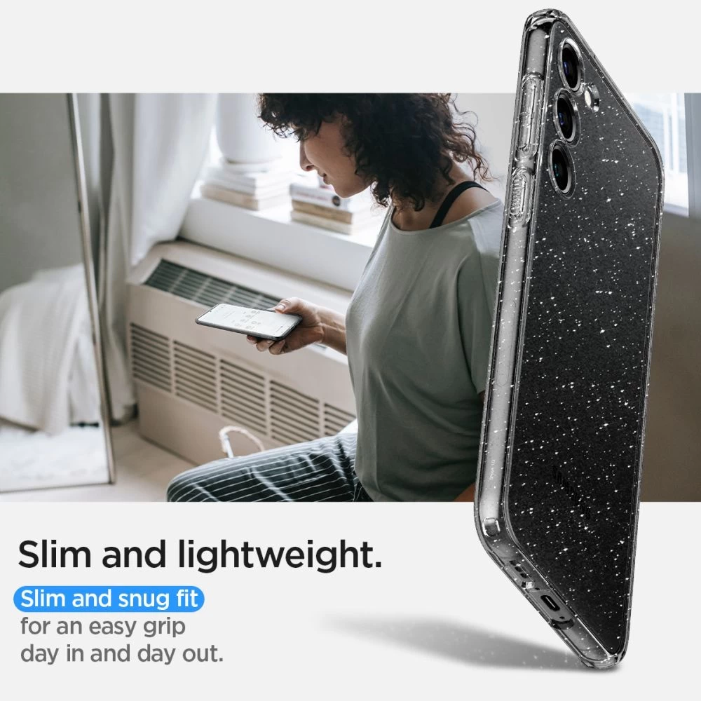 Samsung Galaxy S23 ümbris läbipaistev SPIGEN LIQUID CRYSTAL
