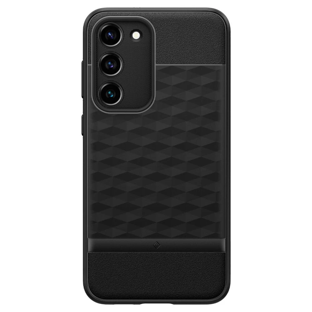 Samsung Galaxy S23 suojakuori musta CASEOLOGY PARALLAX