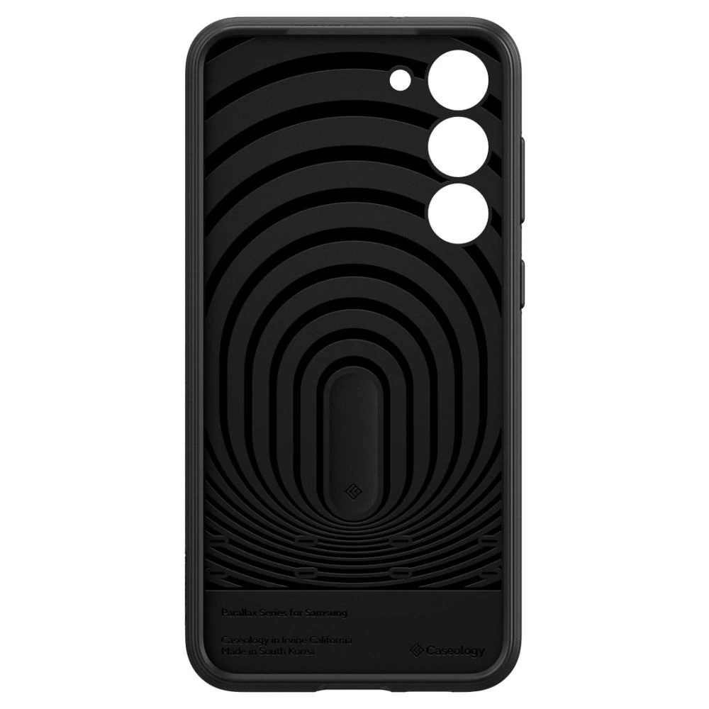 Samsung Galaxy S23 suojakuori musta CASEOLOGY PARALLAX