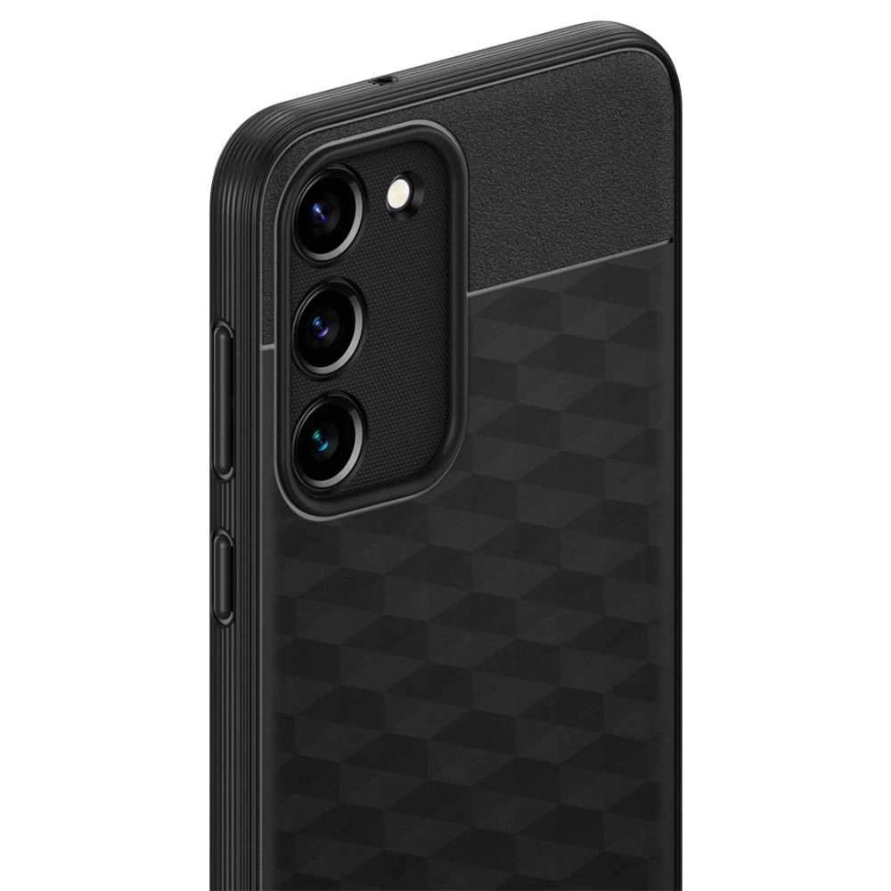 Samsung Galaxy S23 suojakuori musta CASEOLOGY PARALLAX