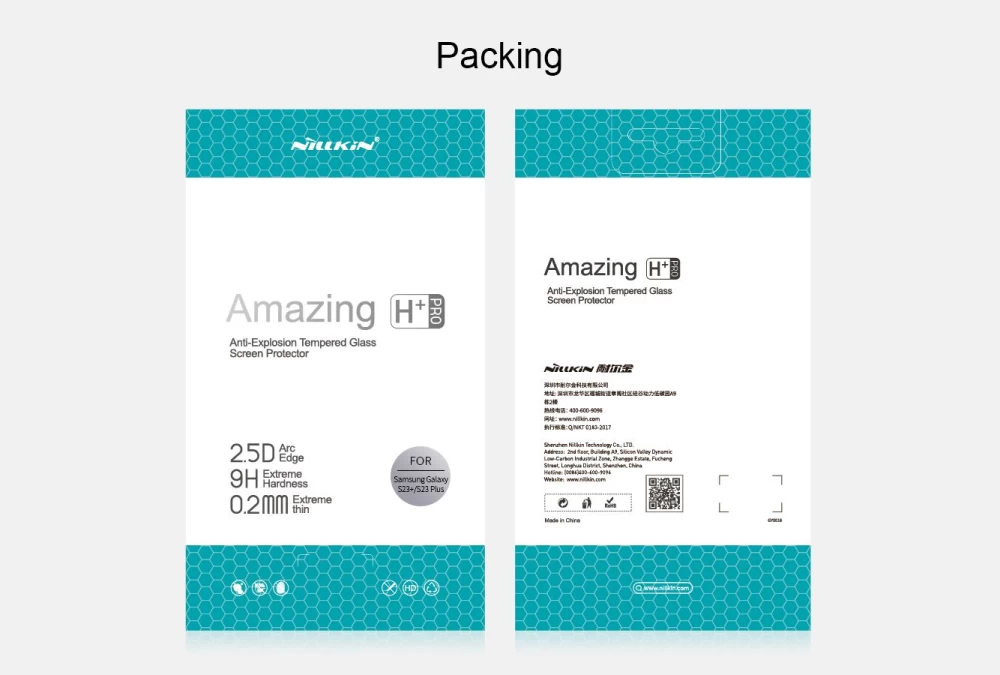 Samsung Galaxy S23 Plus apsauginis stiklas  NILLKIN H+PRO