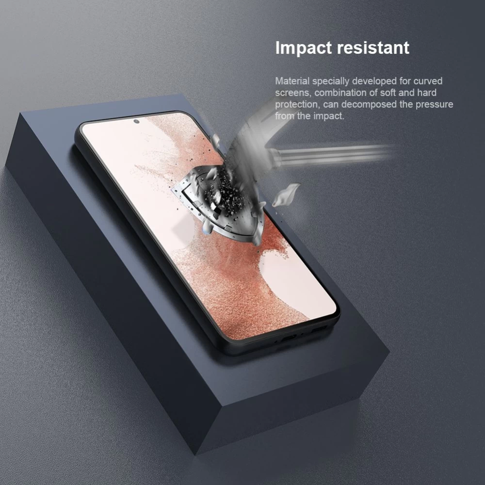 Samsung Galaxy S23 Plus apsauginis stiklas  NILLKIN IMPACT RESISTANT CURVED FILM (2-pack)