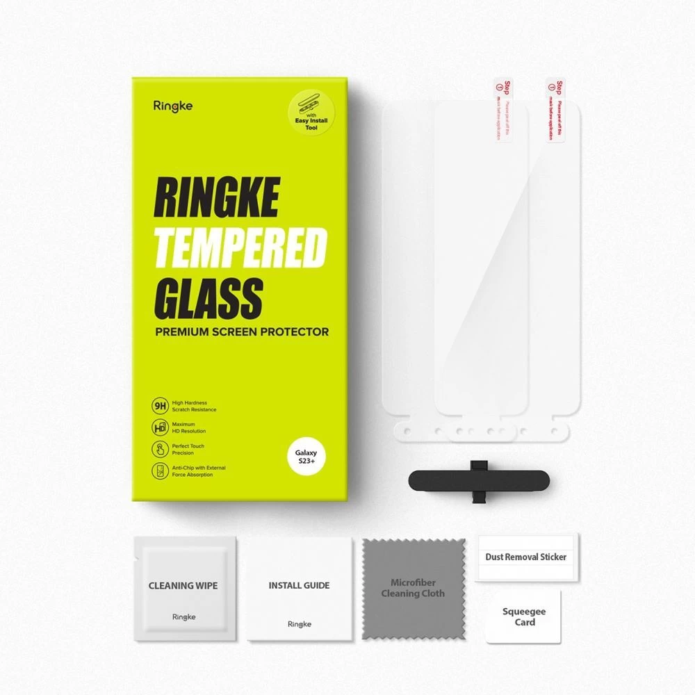 Samsung Galaxy S23 Plus apsauginis stiklas  RINGKE TG 2-PACK