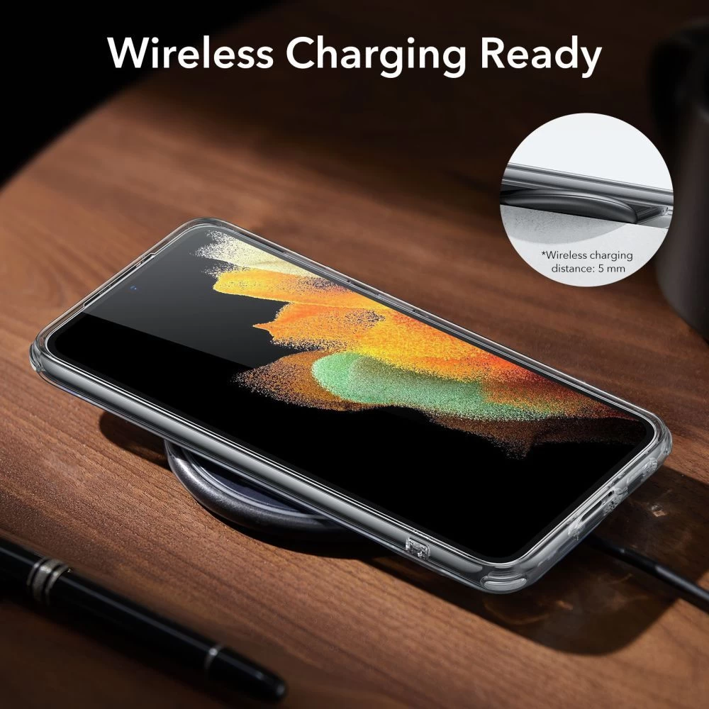 Samsung Galaxy S23 Plus dėklas skaidrus ESR AIR SHIELD BOOST