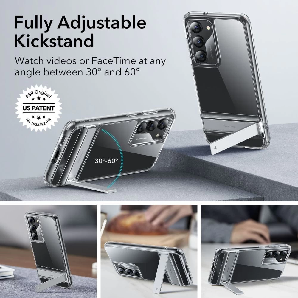 Samsung Galaxy S23 Plus dėklas skaidrus ESR AIR SHIELD BOOST