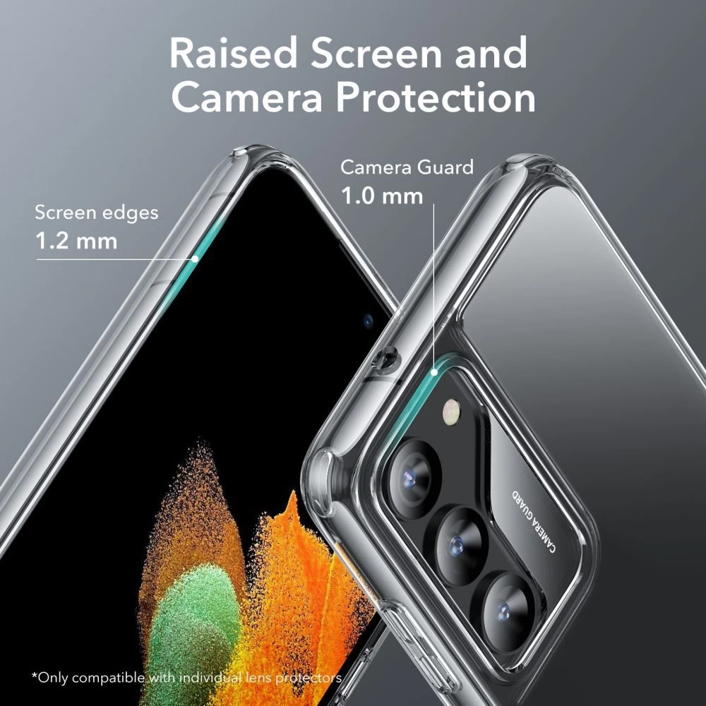 Samsung Galaxy S23 Plus dėklas skaidrus ESR AIR SHIELD BOOST