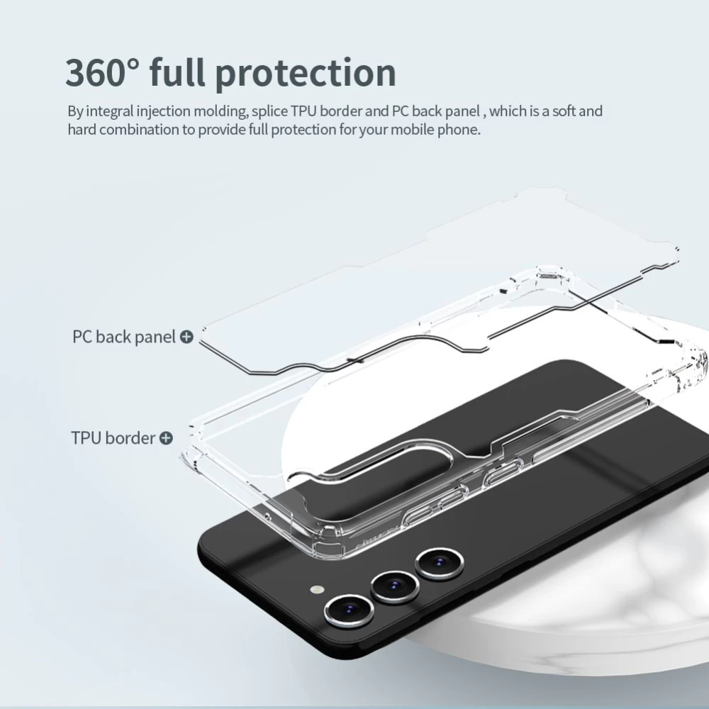 Samsung Galaxy S23 Plus dėklas skaidrus NILLKIN TPU PRO