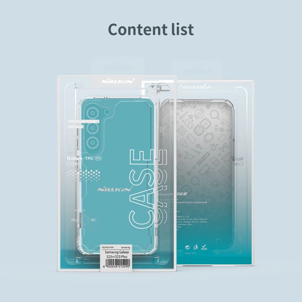 Samsung Galaxy S23 Plus dėklas skaidrus NILLKIN TPU PRO