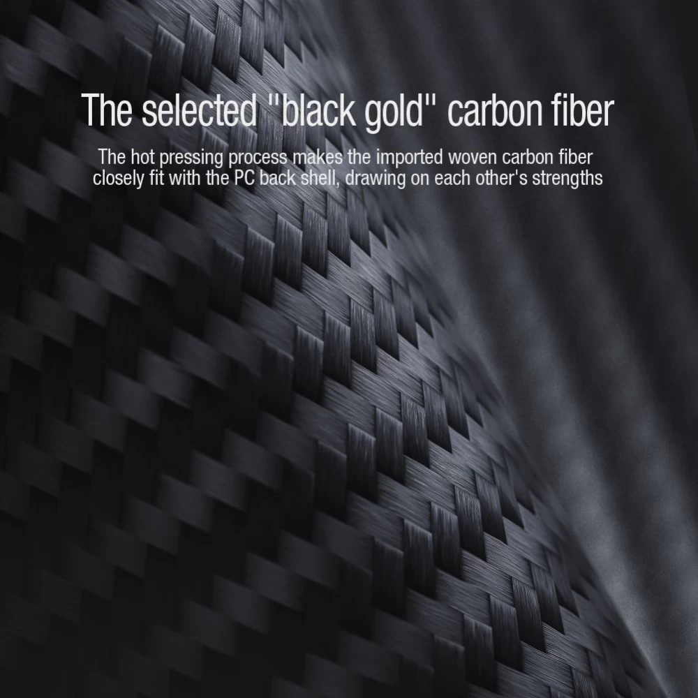 Samsung Galaxy S23 Plus dėklas Juoda NILLKIN SYNTHETIC FIBER S