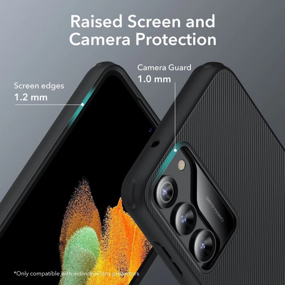 Samsung Galaxy S23 Plus dėklas Juoda ESR AIR SHIELD BOOST
