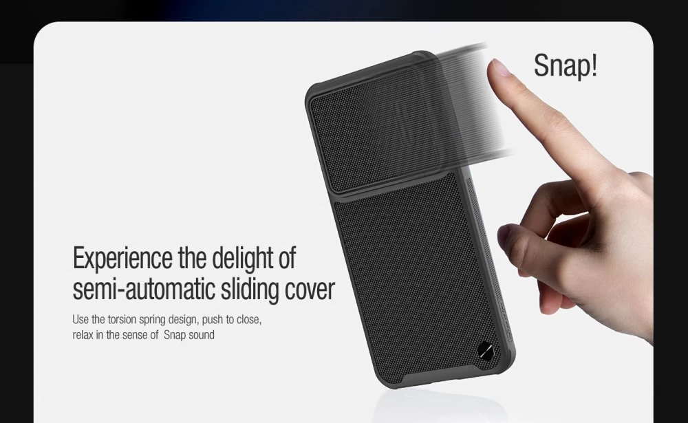 Samsung Galaxy S23 Plus dėklas Juoda NILLKIN TEXTURED S