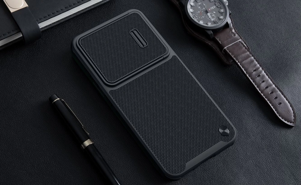 Samsung Galaxy S23 Plus dėklas Juoda NILLKIN TEXTURED S