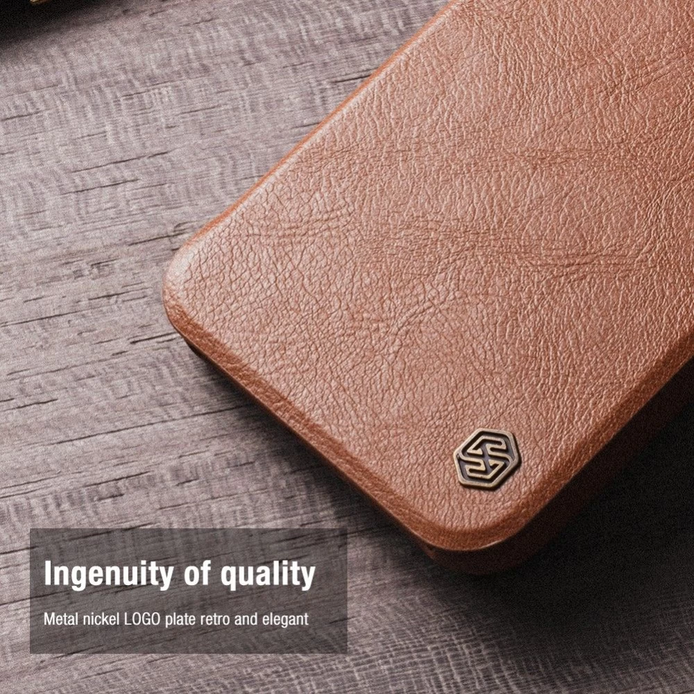 Samsung Galaxy S23 Plus dėklas Juoda NILLKIN QIN PRO LEATHER