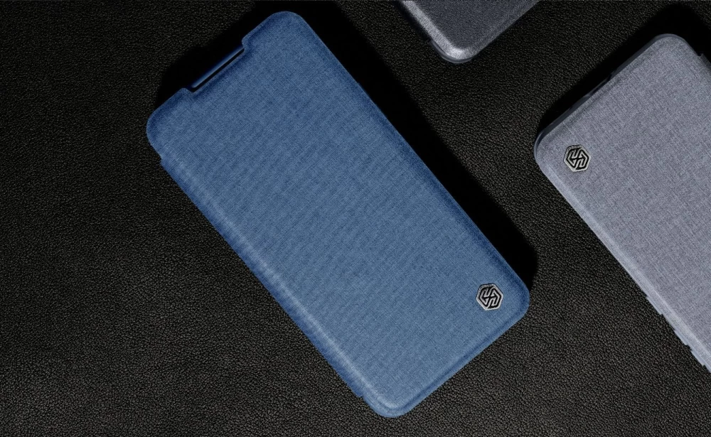 Samsung Galaxy S23 Plus dėklas pilkas NILLKIN QIN PRO LEATHER (CLOTH)