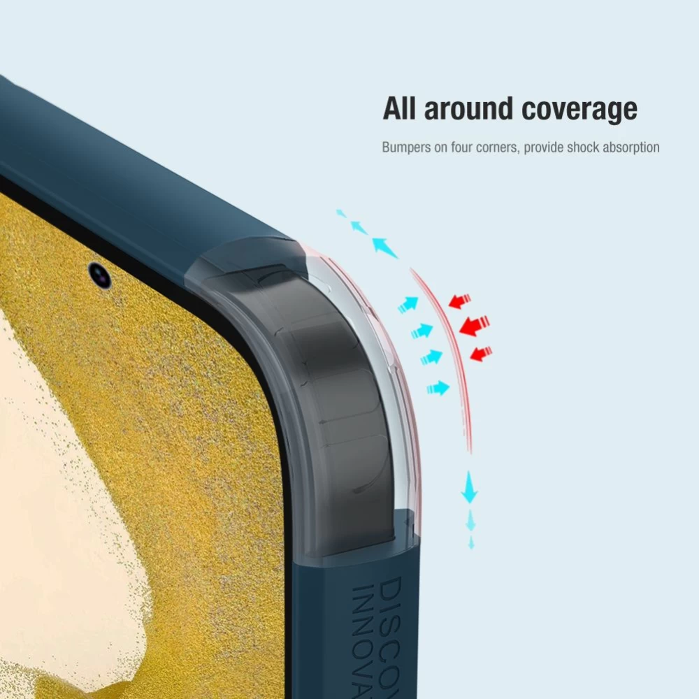 Samsung Galaxy S23 Plus dėklas žalia NILLKIN SUPER FROSTED SHIELD PRO
