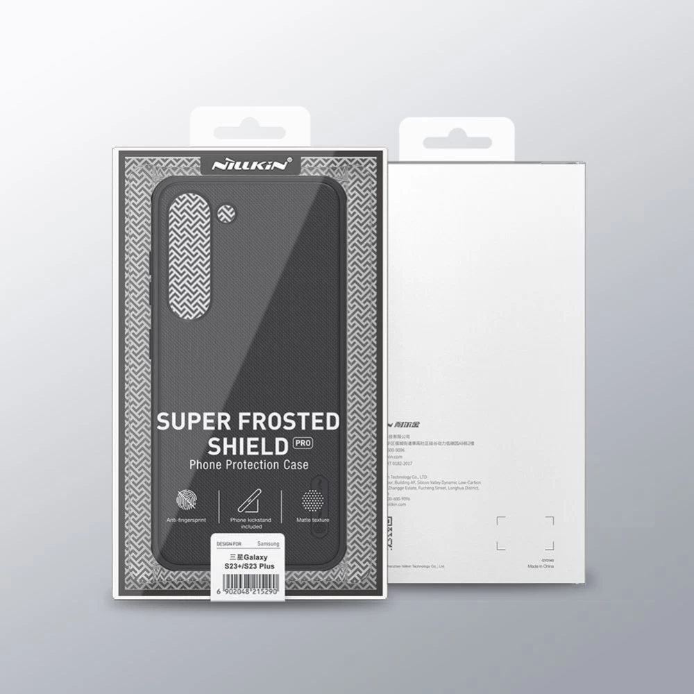 Samsung Galaxy S23 Plus dėklas žalia NILLKIN SUPER FROSTED SHIELD PRO