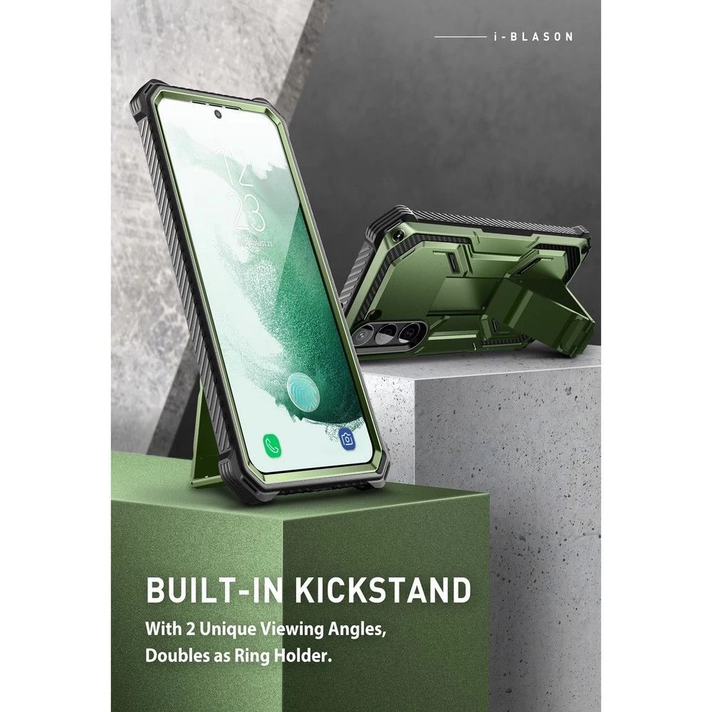 Samsung Galaxy S23 Plus dėklas žalia SUPCASE IBLSN ARMORBOX 2-SET
