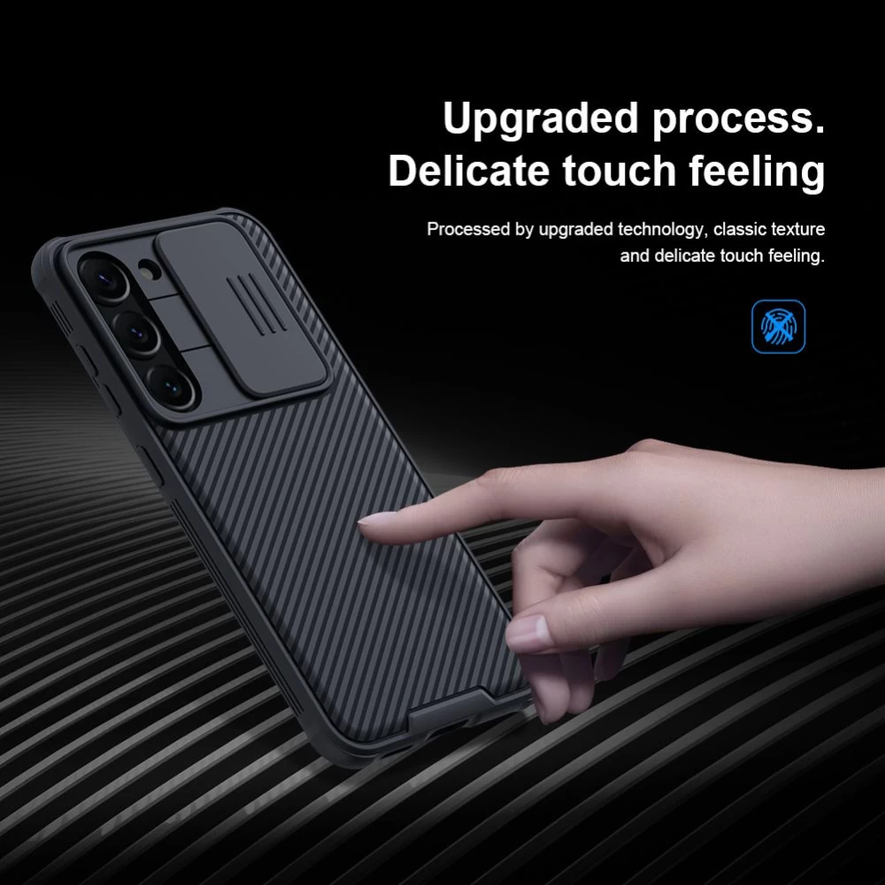 Samsung Galaxy S23 Plus dėklas žalia NILLKIN CAMSHIELD PRO
