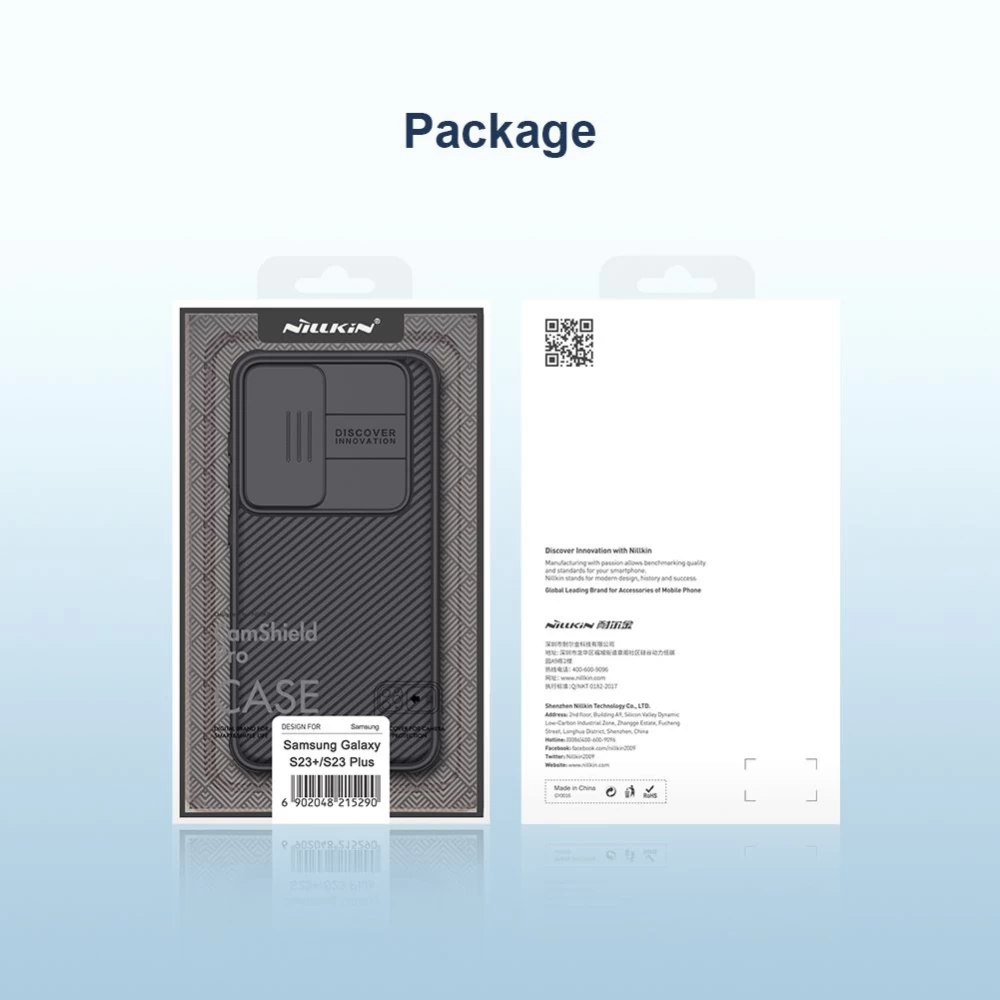 Samsung Galaxy S23 Plus dėklas žalia NILLKIN CAMSHIELD PRO
