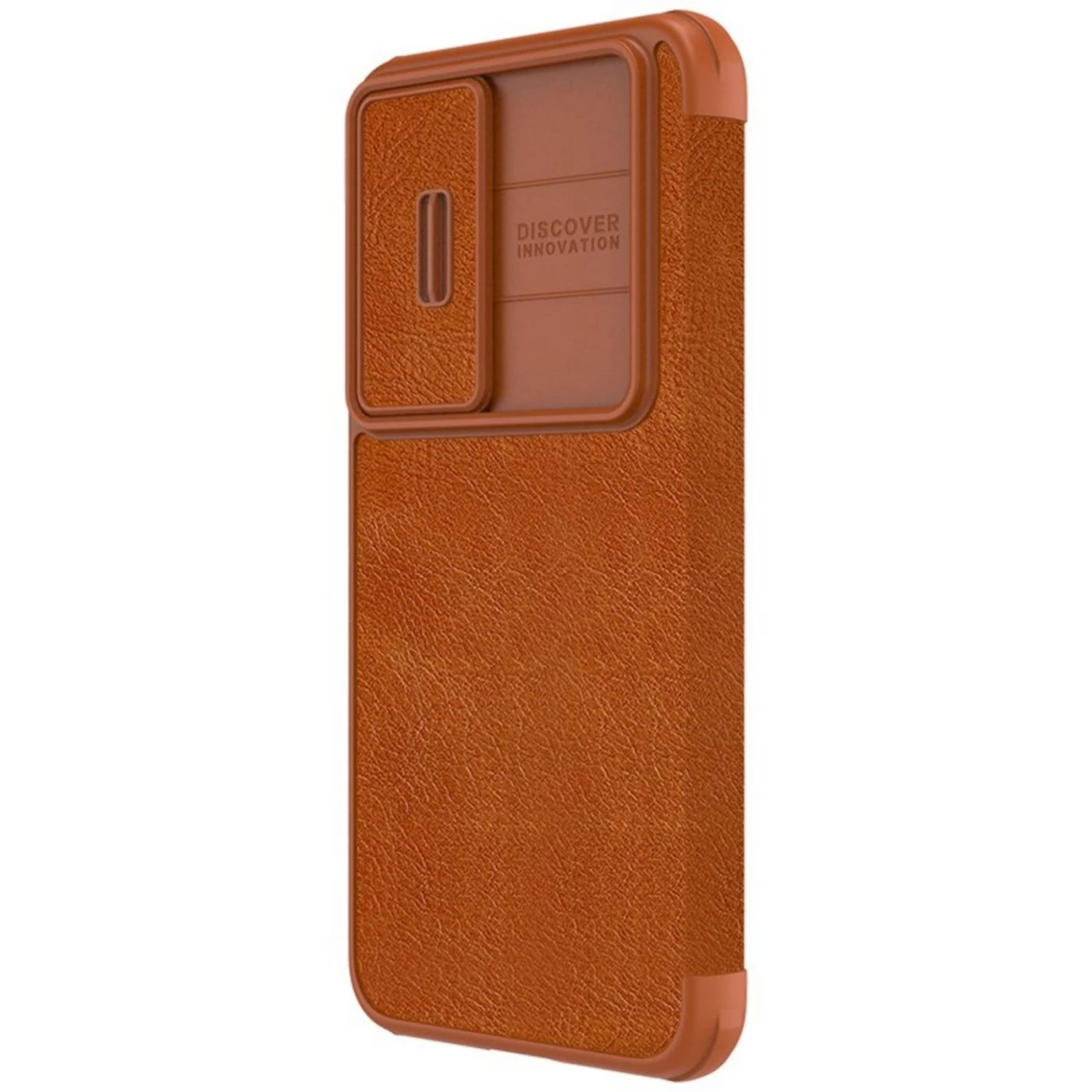 Samsung Galaxy S23 Plus dėklas rudas NILLKIN QIN PRO LEATHER