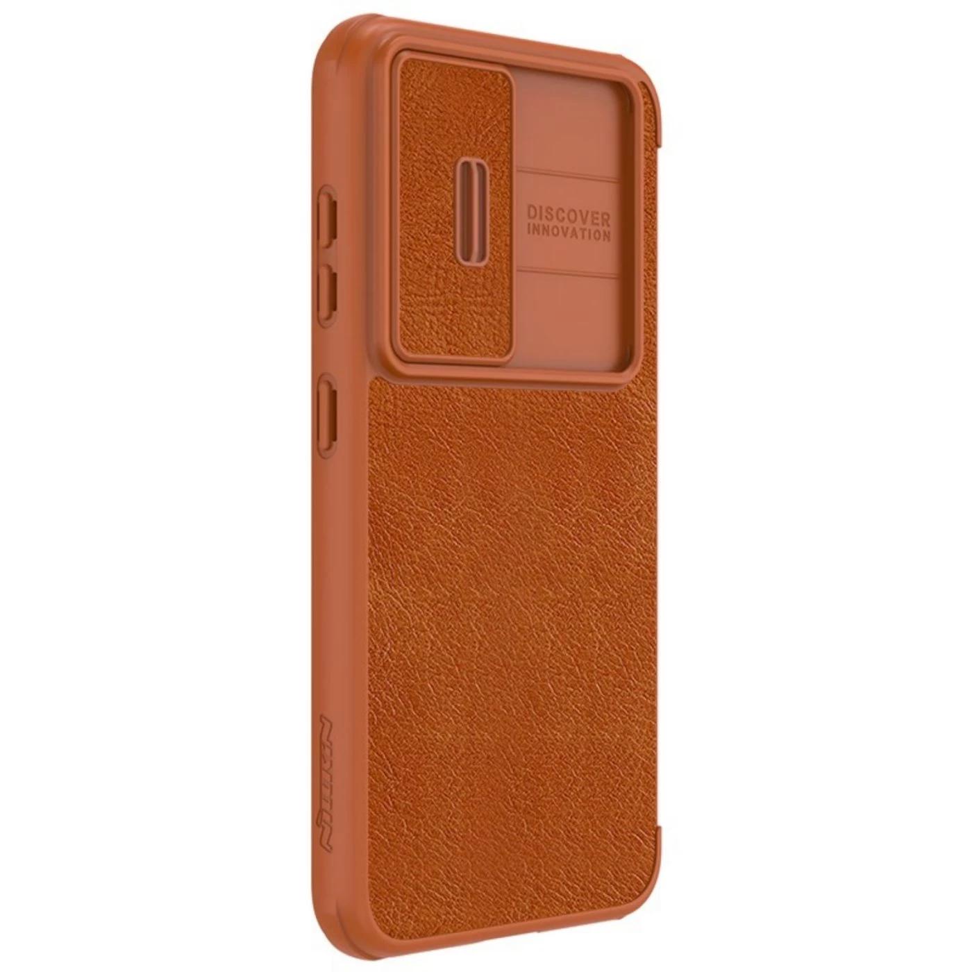Samsung Galaxy S23 Plus dėklas rudas NILLKIN QIN PRO LEATHER