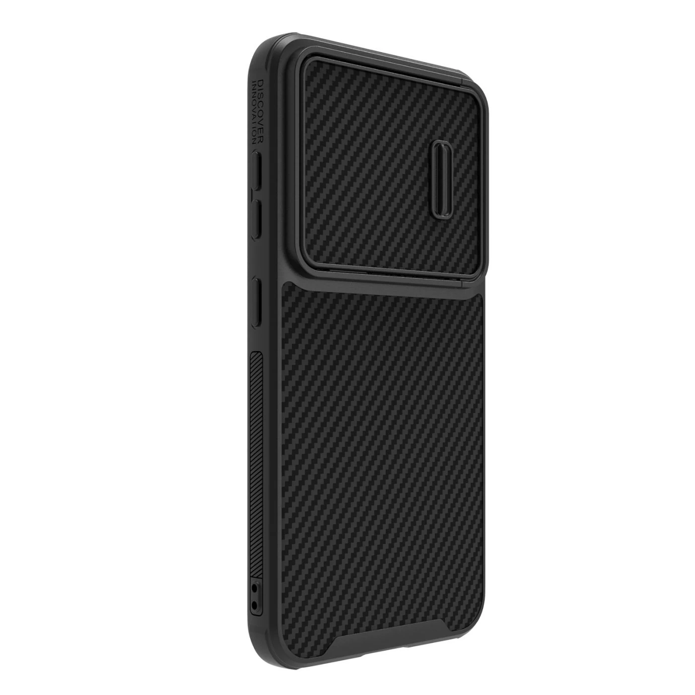 Samsung Galaxy S23 Plus dėklas Juoda NILLKIN SYNTHETIC FIBER S