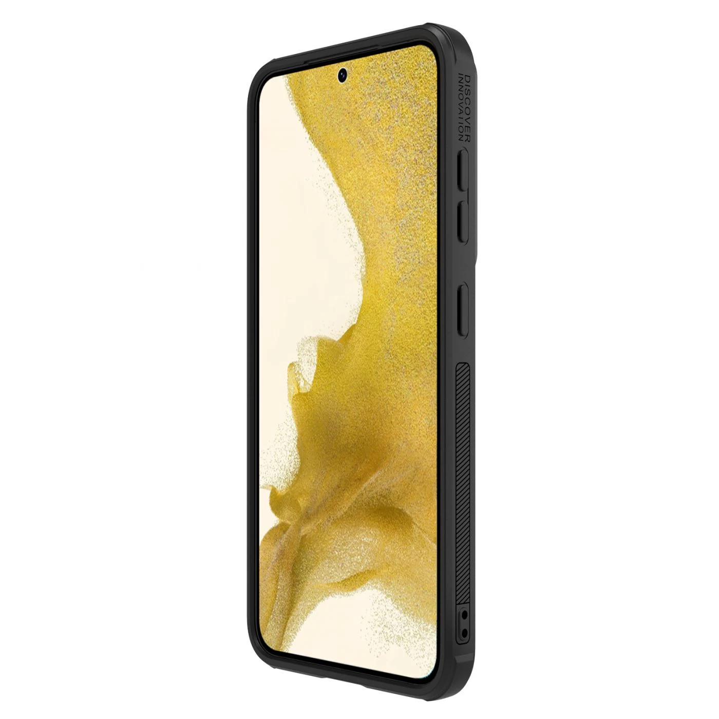 Samsung Galaxy S23 Plus dėklas Juoda NILLKIN SYNTHETIC FIBER S