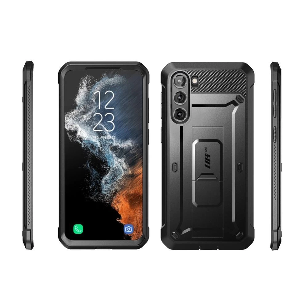 Samsung Galaxy S23 Plus dėklas Juoda SUPCASE UNICORN BEETLE PRO