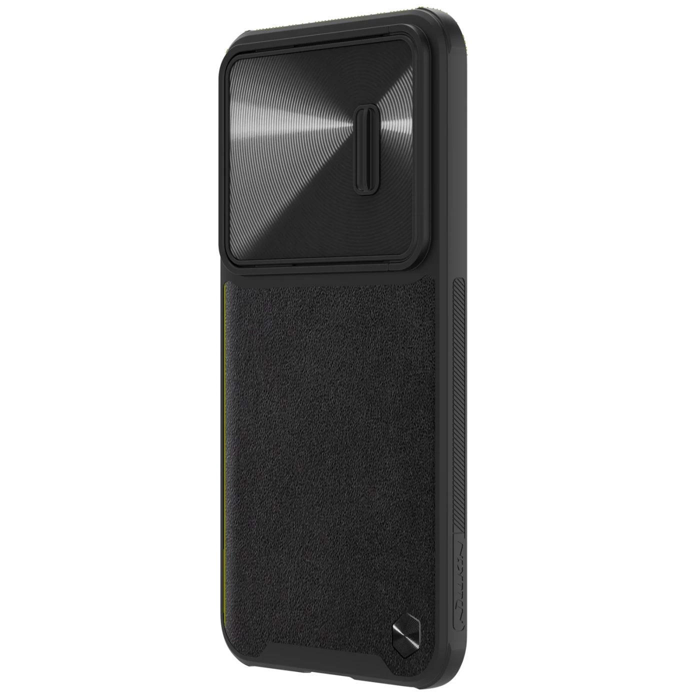Samsung Galaxy S23 Plus dėklas Juoda NILLKIN CAMSHIELD S LEATHER