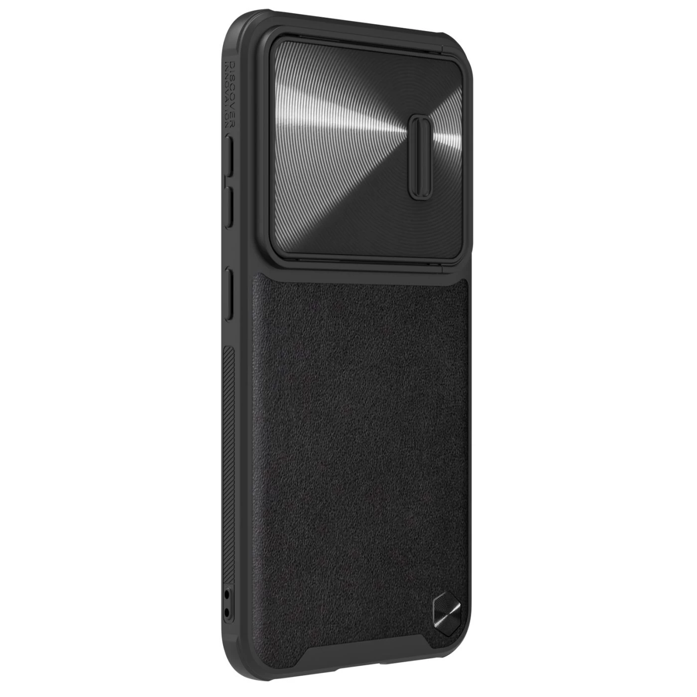 Samsung Galaxy S23 Plus dėklas Juoda NILLKIN CAMSHIELD S LEATHER