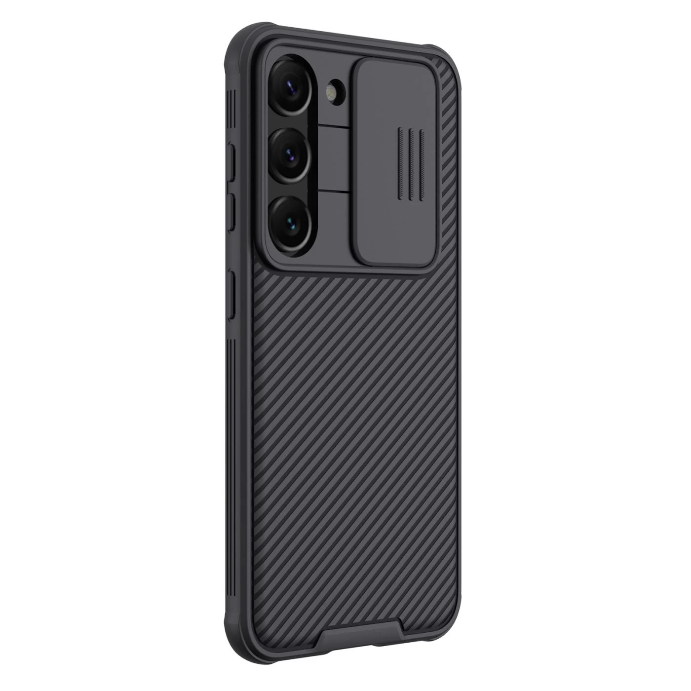 Samsung Galaxy S23 Plus dėklas Juoda NILLKIN CAMSHIELD PRO