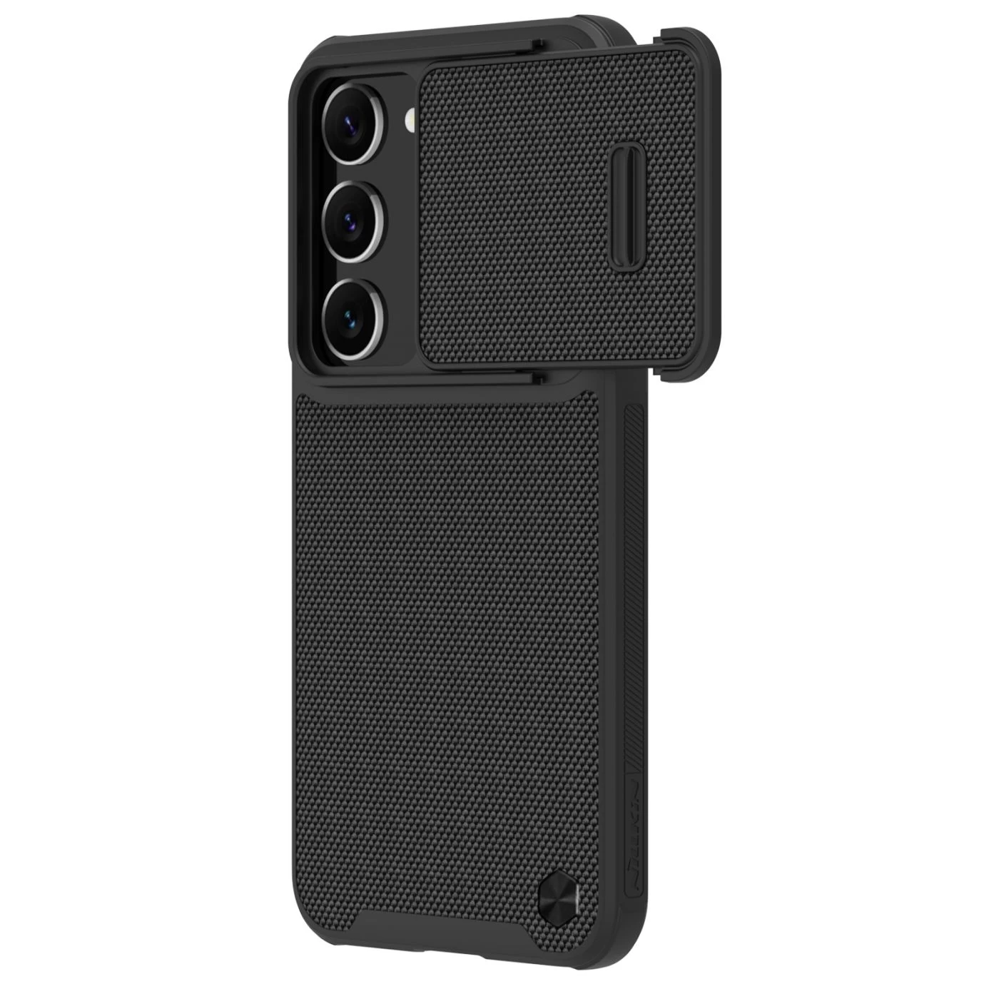 Samsung Galaxy S23 Plus dėklas Juoda NILLKIN TEXTURED S
