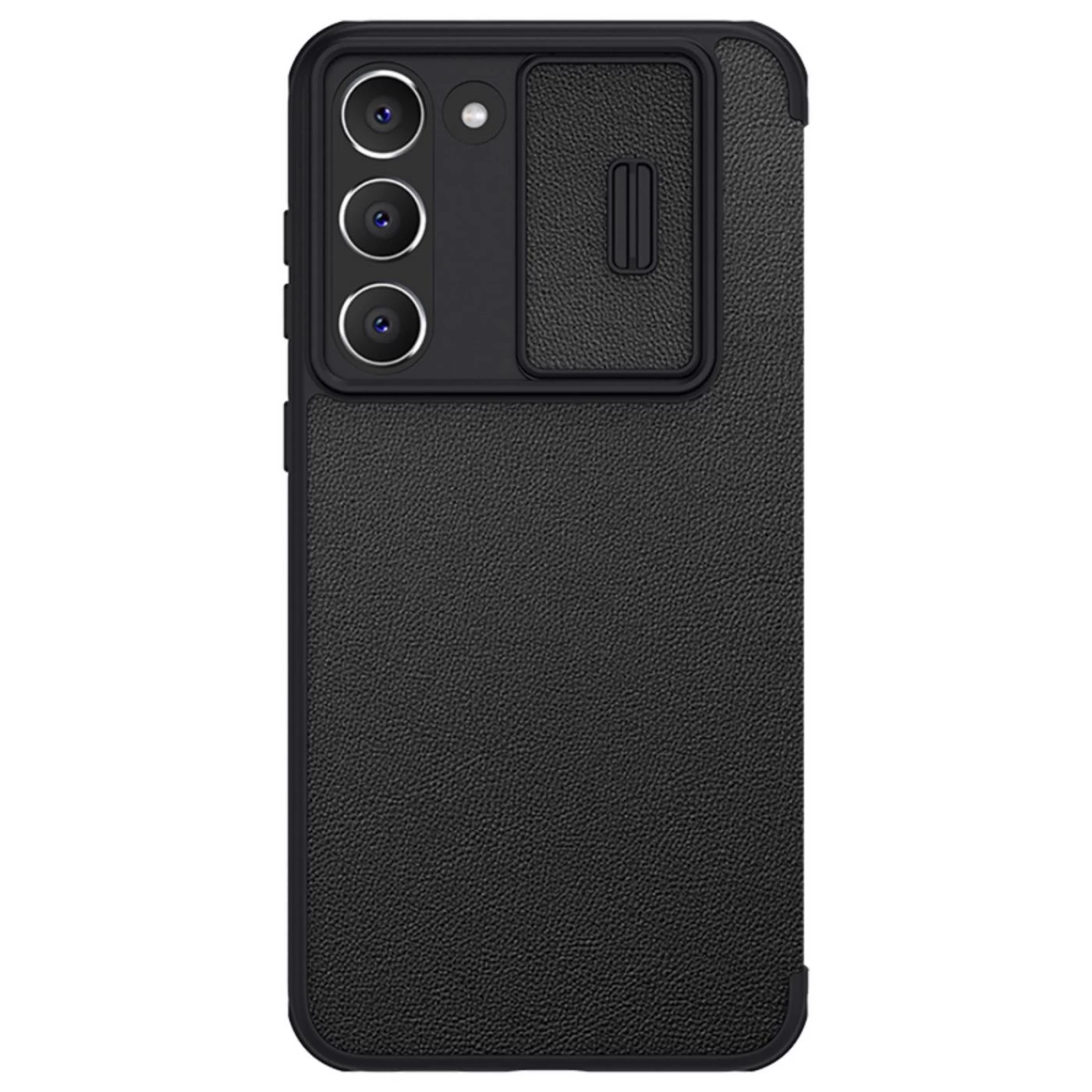 Samsung Galaxy S23 Plus fodral svart NILLKIN QIN PRO LEATHER (PLAIN)